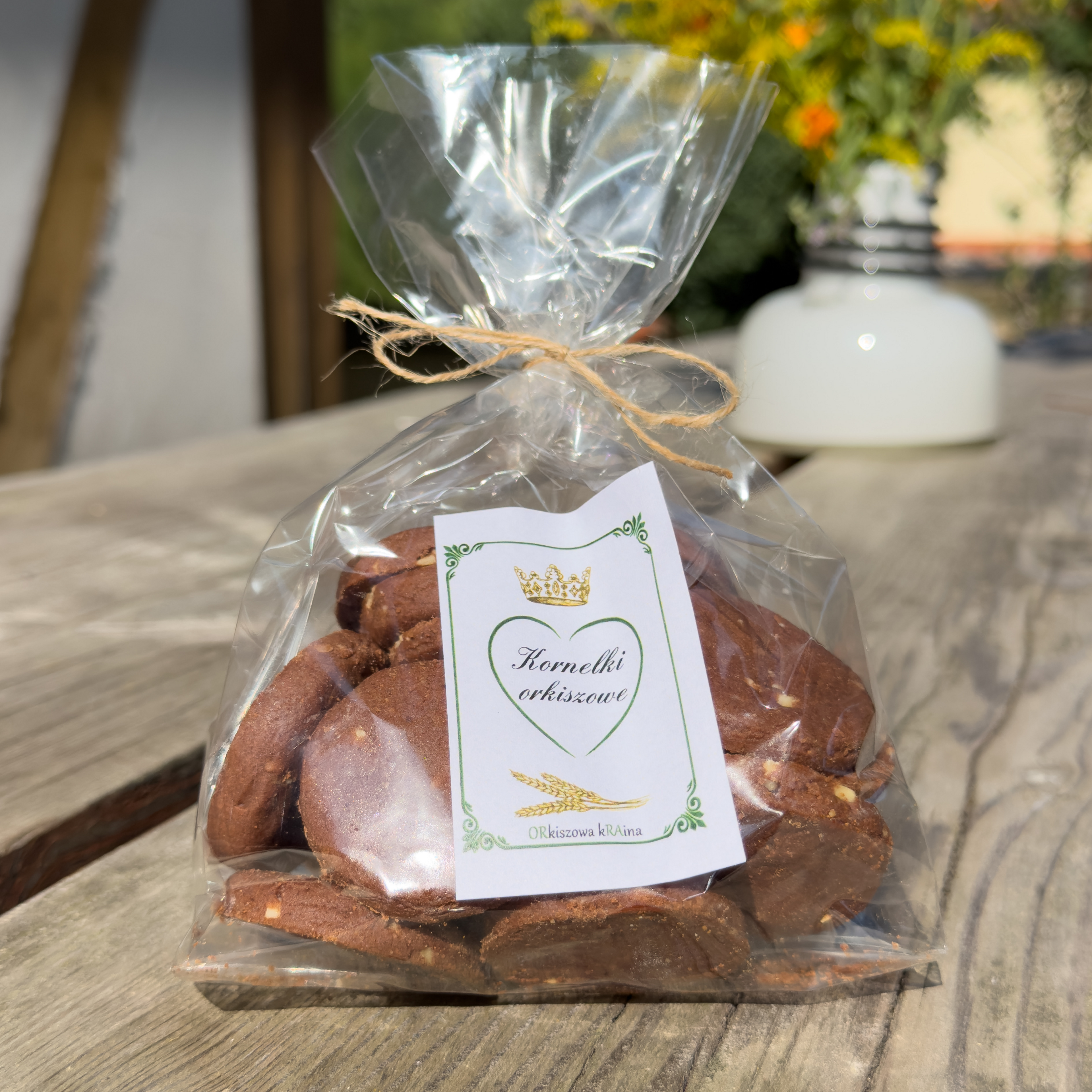Ciasteczka kakaowe orkiszowe (kornelki) 180g