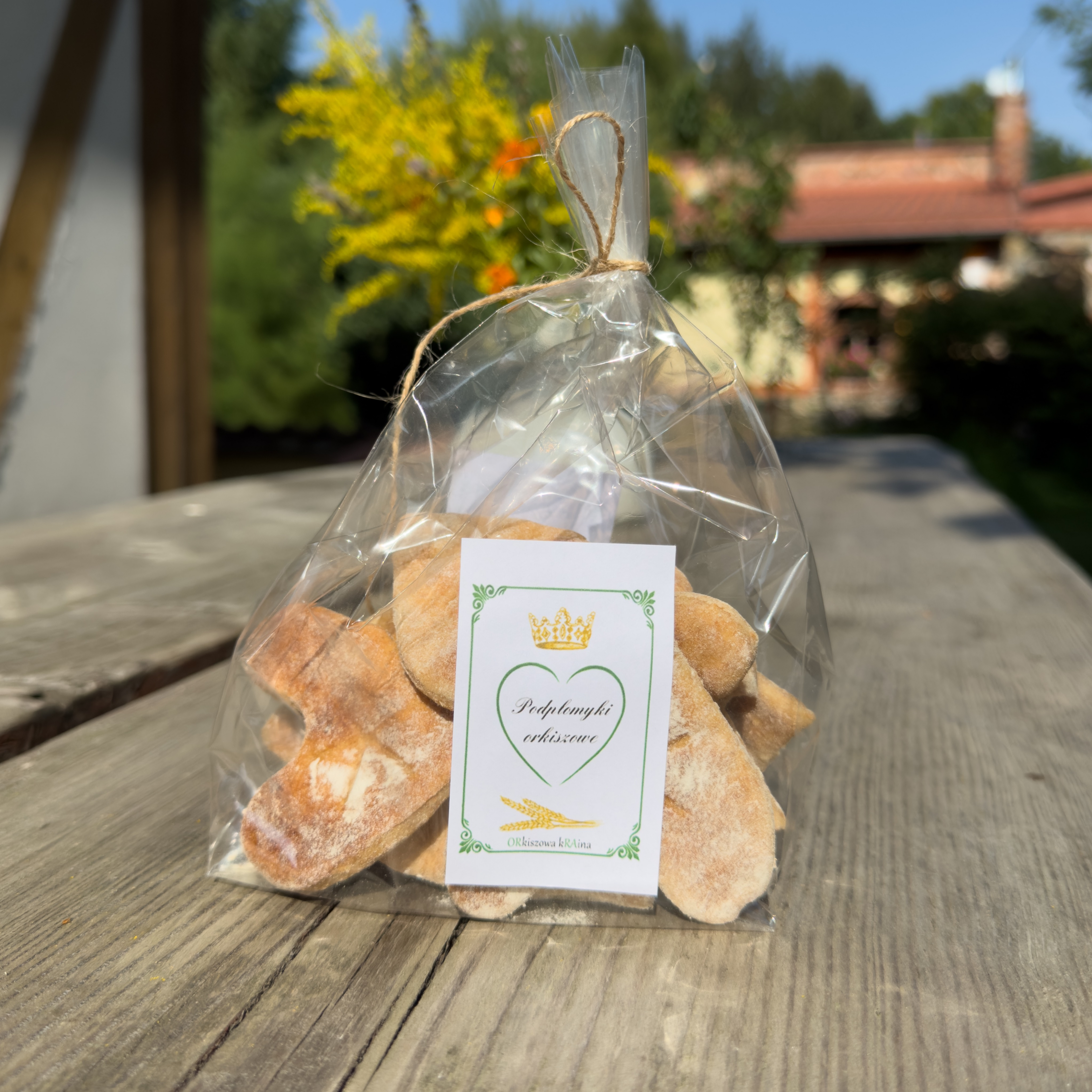 Podpłomyki orkiszowe z miodem 180g
